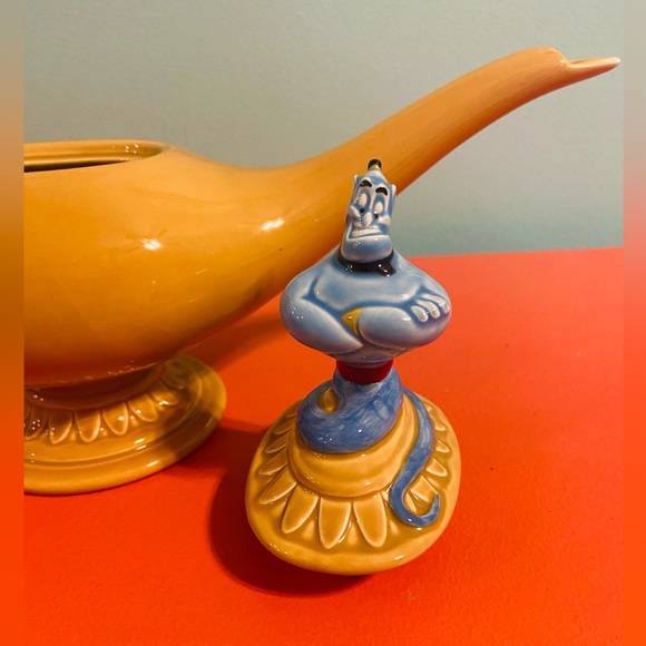 VTG Disneyland ALADDIN Genie and Lamp Teapot - MADE IN MEXICO - VERY RARE Disney - Picture 6 of 14